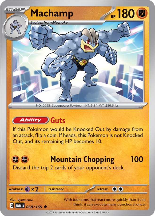 Machamp (068/165) [Scarlet & Violet: 151] | Cracking-Singles