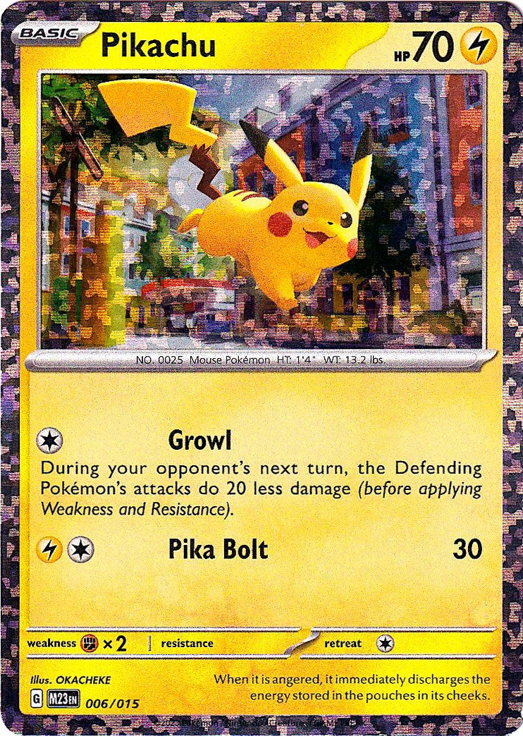 Pikachu (006/015) [McDonald's Promos: 2023 Collection] | Cracking-Singles