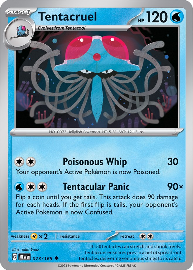 Tentacruel (073/165) [Scarlet & Violet: 151] | Cracking-Singles