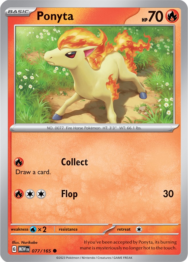 Ponyta (077/165) [Scarlet & Violet: 151] | Cracking-Singles