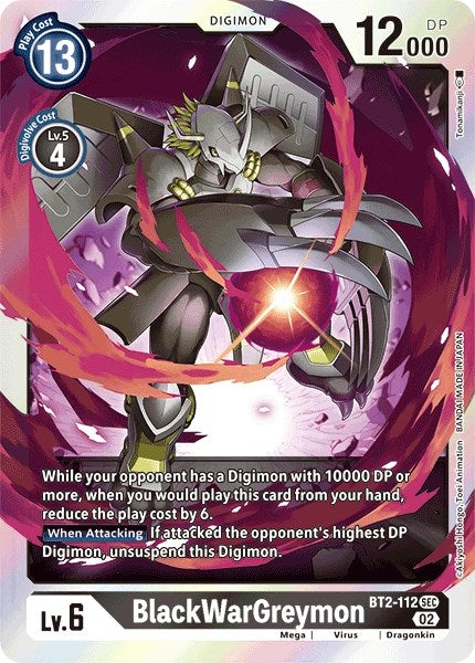 BlackWarGreymon (Resurgence Booster Reprint) [Resurgence Booster] | Cracking-Singles