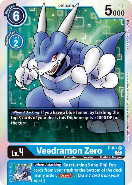 Veedramon Zero [P-011] (Resurgence Booster Reprint) [Resurgence Booster] | Cracking-Singles