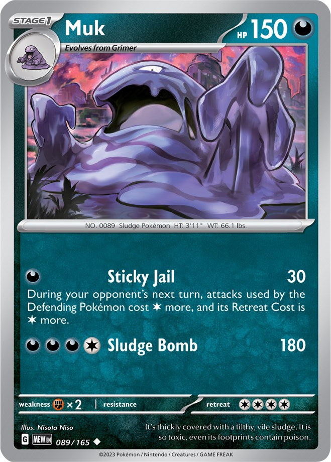 Muk (089/165) [Scarlet & Violet: 151] | Cracking-Singles