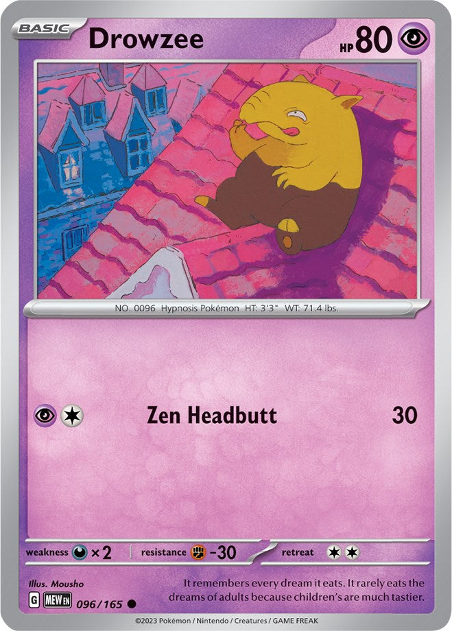 Drowzee (096/165) [Scarlet & Violet: 151] | Cracking-Singles