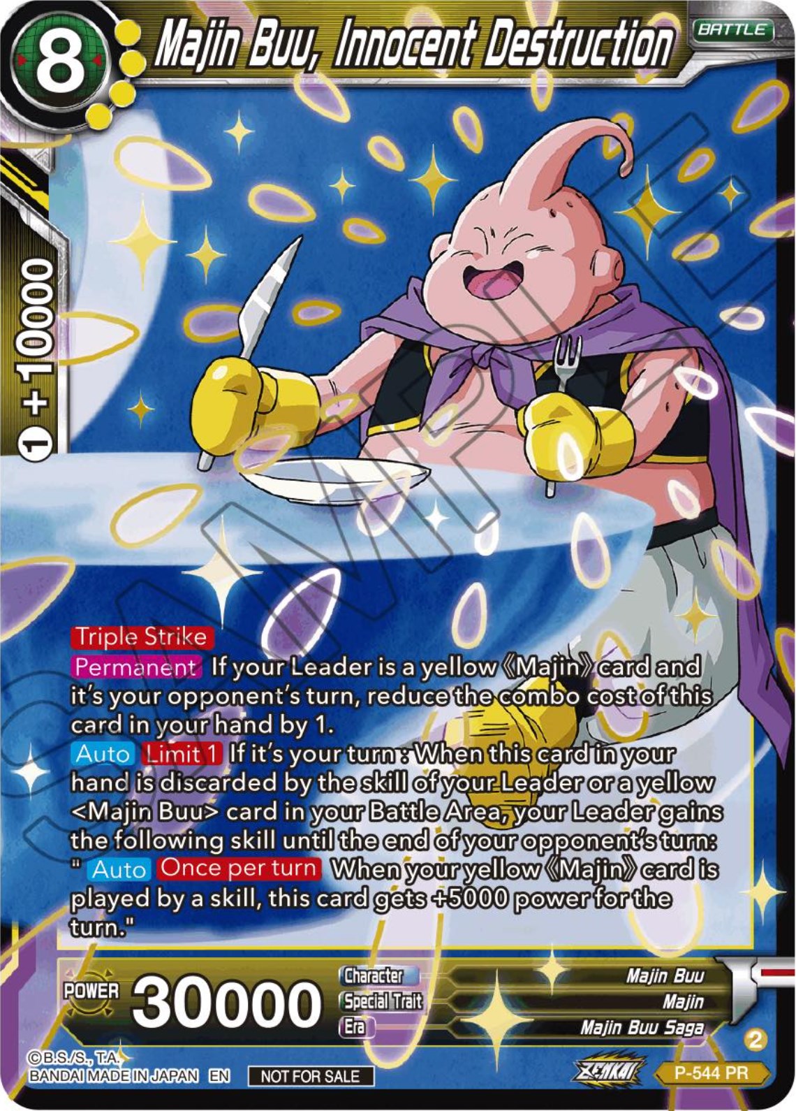 Majin Buu, Innocent Destruction (Championship Selection Pack 2023 Vol.3) (P-544) [Tournament Promotion Cards] | Cracking-Singles