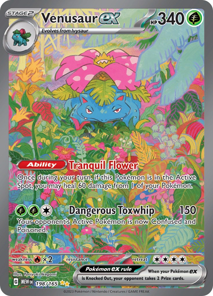 Venusaur ex (198/165) [Scarlet & Violet: 151] | Cracking-Singles