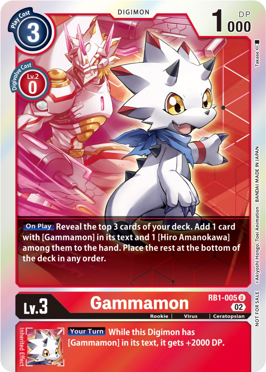 Gammamon [RB1-005] (Box Topper) [Resurgence Booster] | Cracking-Singles