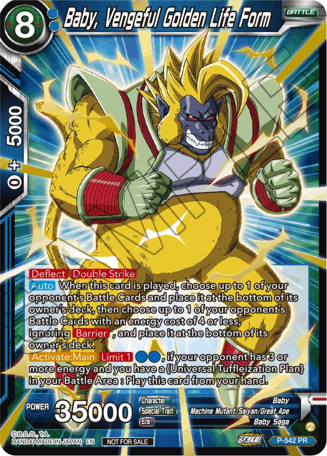 Baby, Vengeful Golden Life Form (Championship Selection Pack 2023 Vol.3) (Gold-Stamped) (P-542) [Tournament Promotion Cards] | Cracking-Singles