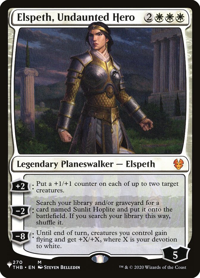 Elspeth, Undaunted Hero [The List] | Cracking-Singles