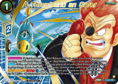 A Threat and an Order (Championship Z Extra Card Pack 2023) (Gold-Stamped) (P-547) [Tournament Promotion Cards] | Cracking-Singles