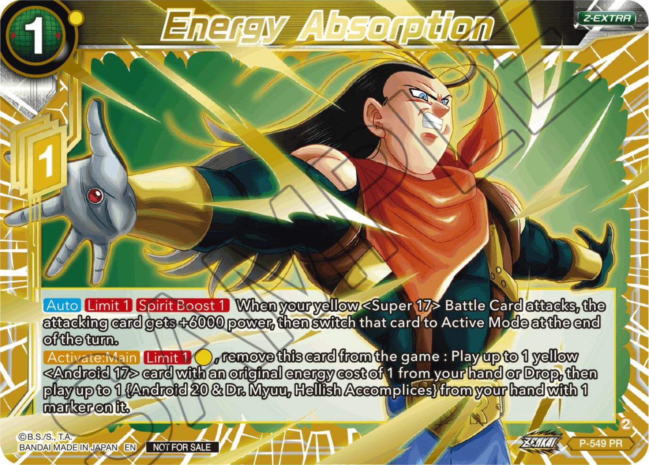 Energy Absorption (Championship Z Extra Card Pack 2023) (Gold-Stamped) (P-549) [Tournament Promotion Cards] | Cracking-Singles