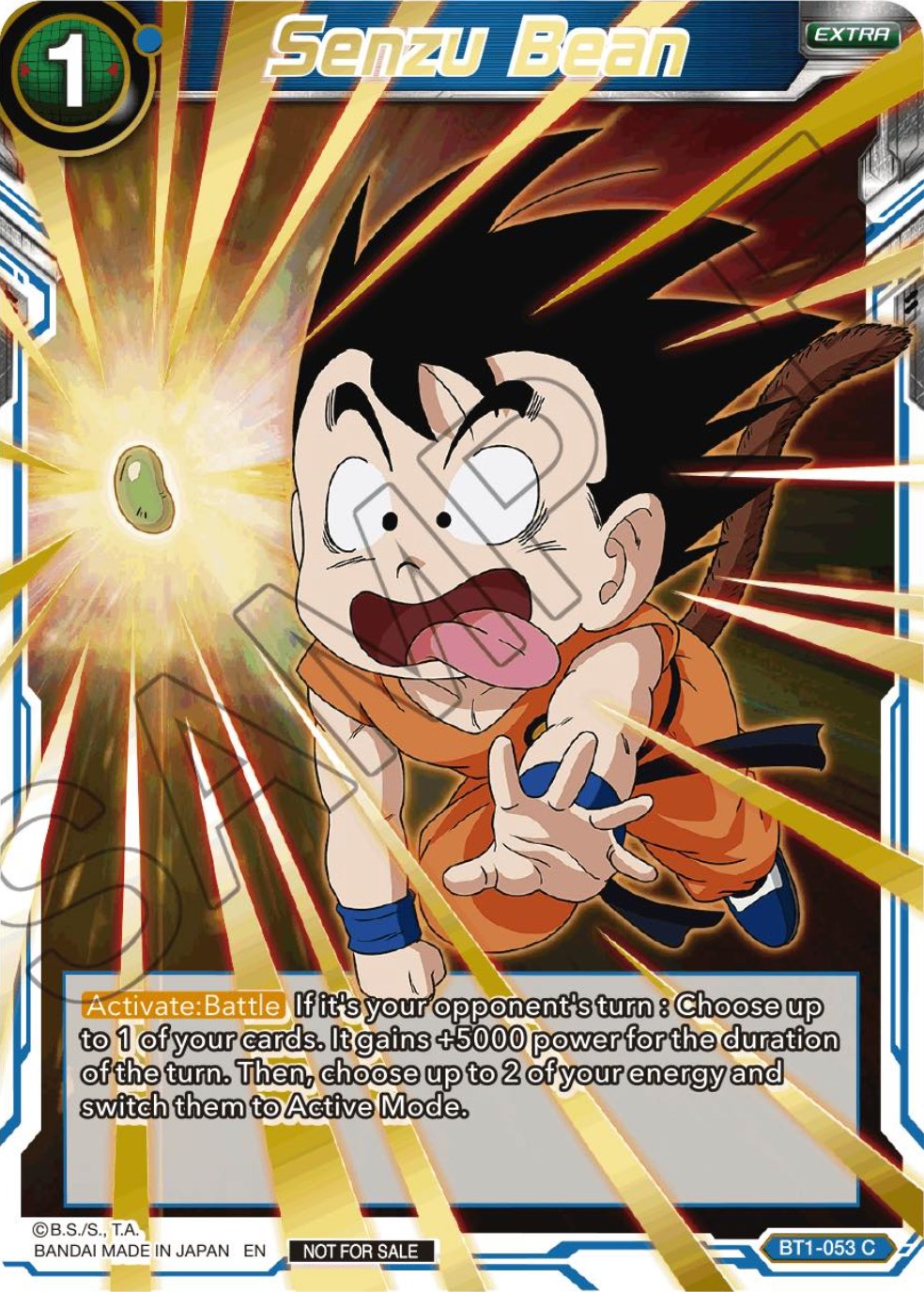 Senzu Bean (Alt. Art Card Set 2023 Vol. 3) (BT1-053) [Tournament Promotion Cards] | Cracking-Singles