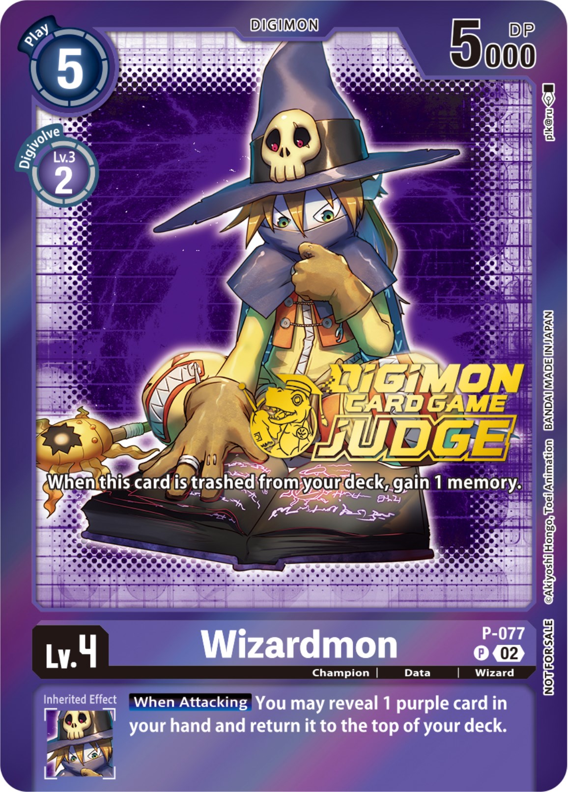 Wizardmon [P-077] (Judge Pack 4) [Promotional Cards] | Cracking-Singles