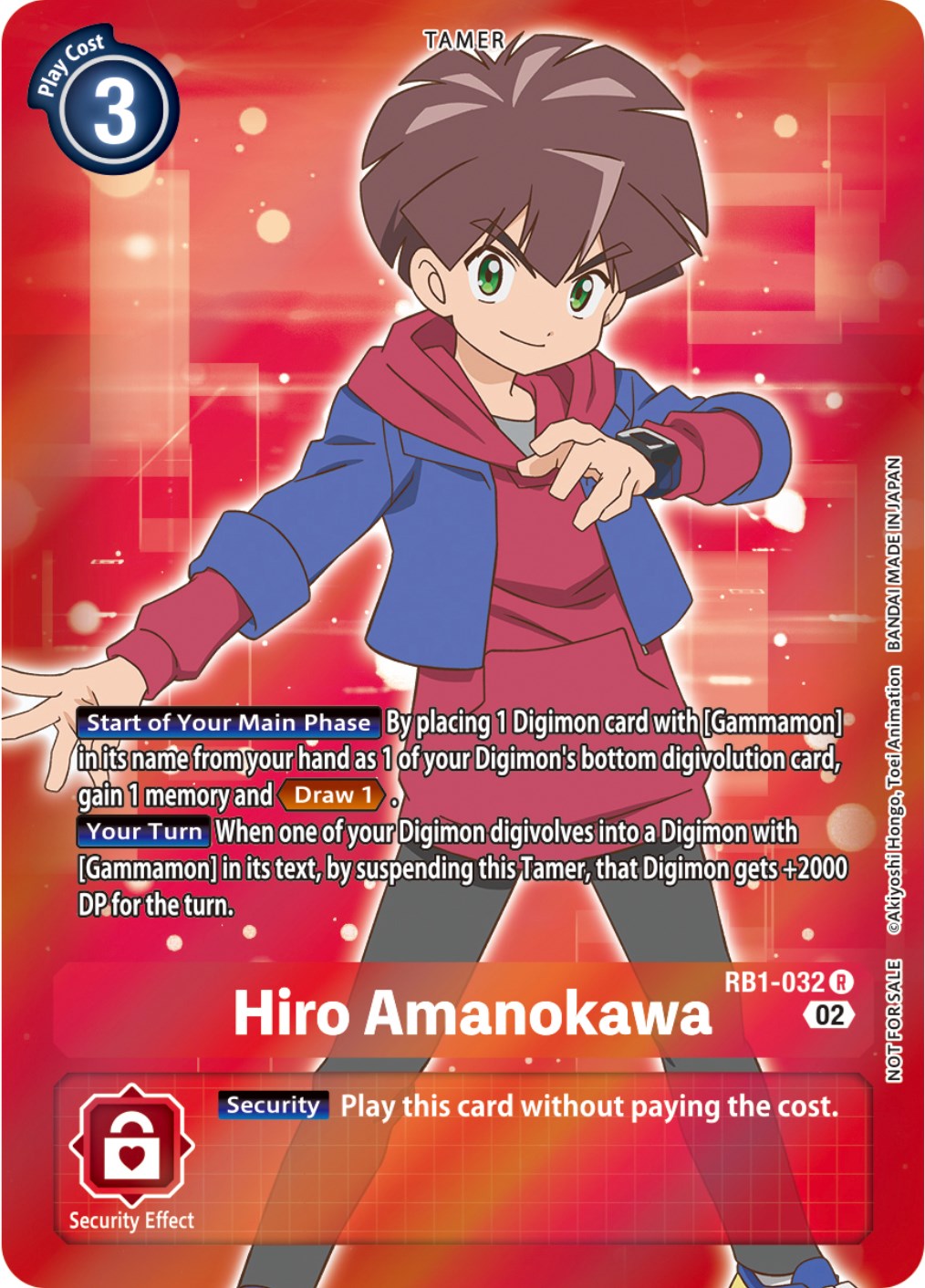 Hiro Amanokawa [RB1-032] (Box Topper) [Resurgence Booster] | Cracking-Singles