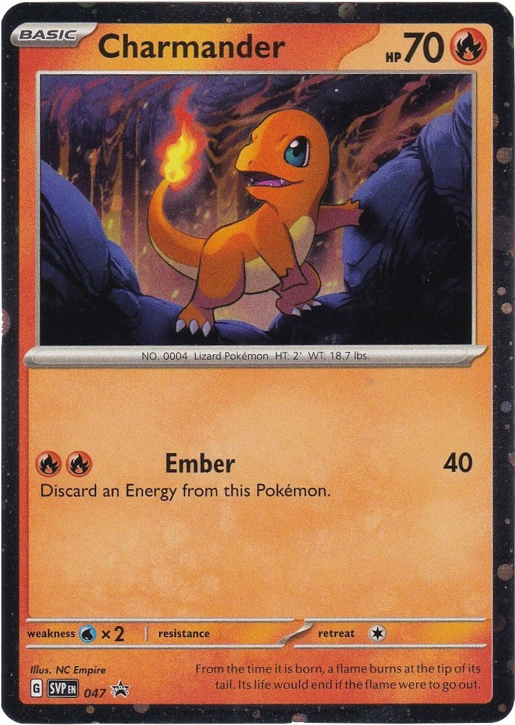 Charmander (047) (Cosmos Holo) [Scarlet & Violet: Black Star Promos] | Cracking-Singles