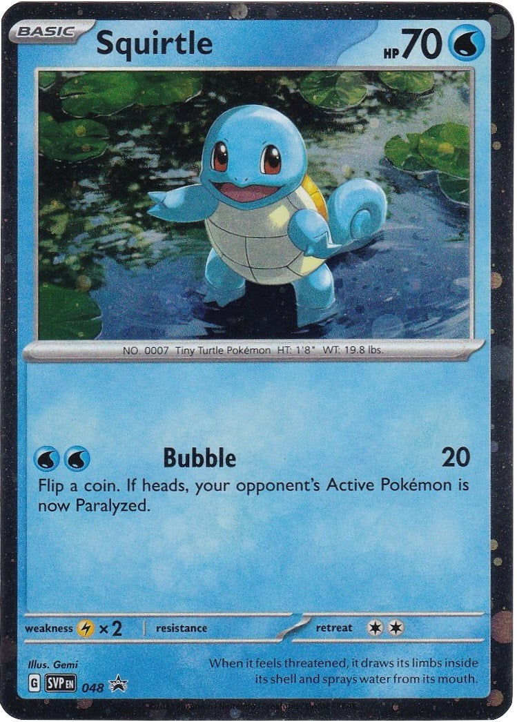 Squirtle (048) (Cosmos Holo) [Scarlet & Violet: Black Star Promos] | Cracking-Singles