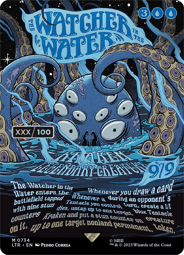 The Watcher in the Water (Borderless Poster) (Serialized) [The Lord of the Rings: Tales of Middle-Earth] | Cracking-Singles