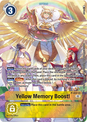 Yellow Memory Boost! [P-037] (Digimon Adventure Box 2) [Promotional Cards] | Cracking-Singles