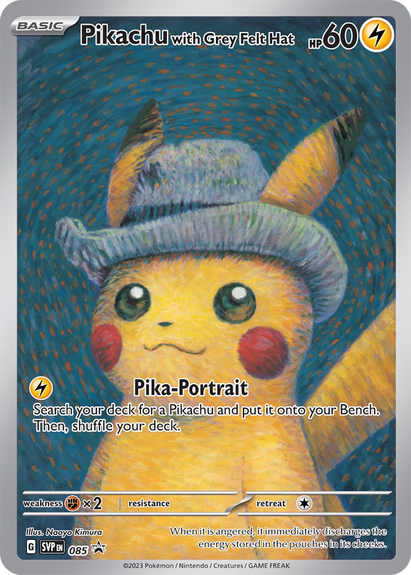 Pikachu with Grey Felt Hat (085) [Scarlet & Violet: Black Star Promos] | Cracking-Singles