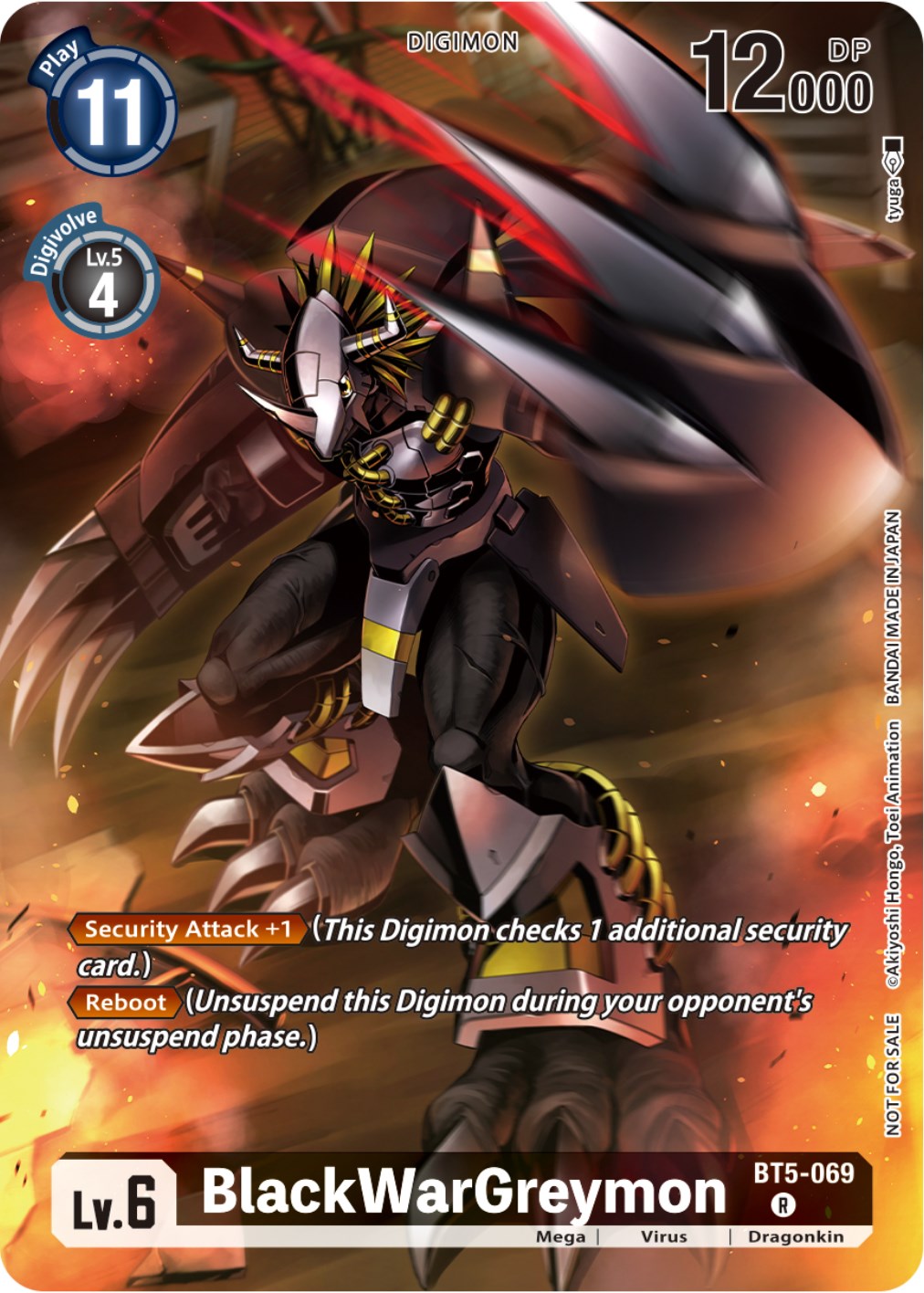 BlackWarGreymon [BT5-069] (Tamer Party Pack -The Beginning-) [Battle of Omni Promos] | Cracking-Singles