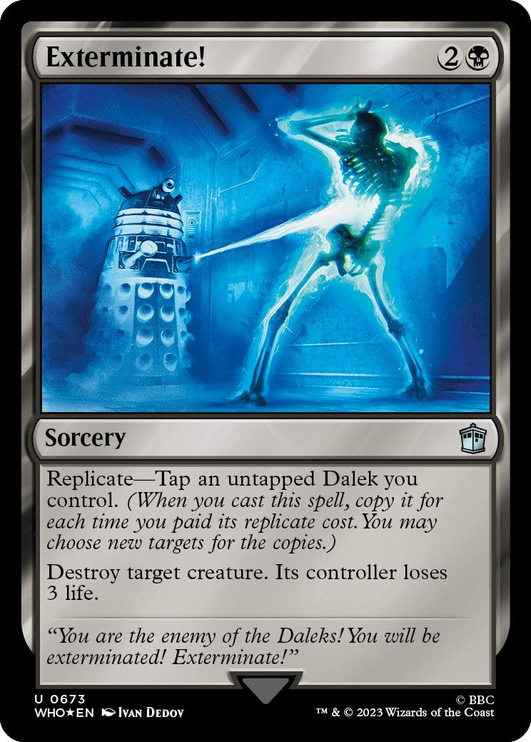 Exterminate! (Surge Foil) [Doctor Who] | Cracking-Singles