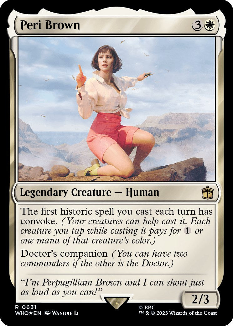 Peri Brown (Surge Foil) [Doctor Who] | Cracking-Singles