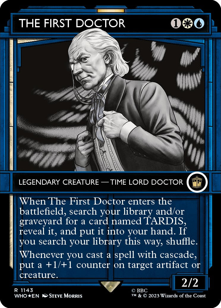 The First Doctor (Showcase) (Surge Foil) [Doctor Who] | Cracking-Singles