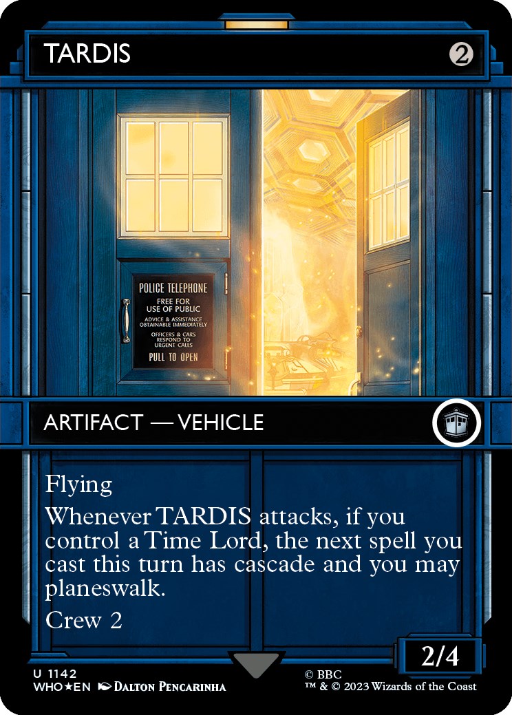 TARDIS (Showcase) (Surge Foil) [Doctor Who] | Cracking-Singles