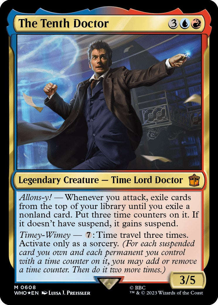 The Tenth Doctor (Surge Foil) [Doctor Who] | Cracking-Singles