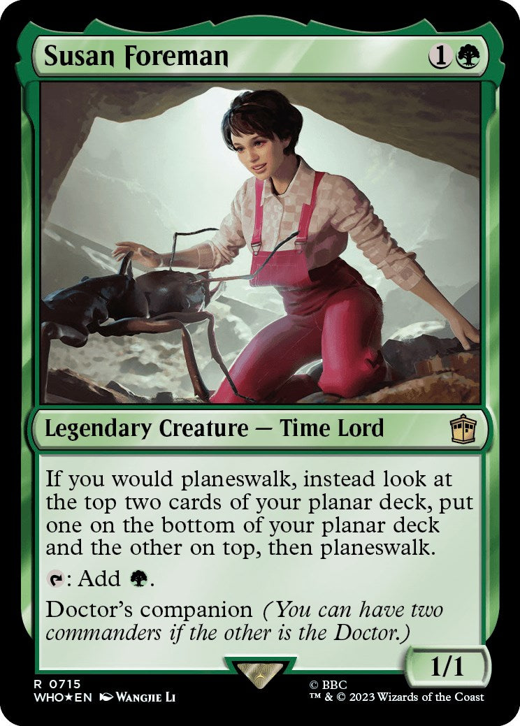 Susan Foreman (Surge Foil) [Doctor Who] | Cracking-Singles