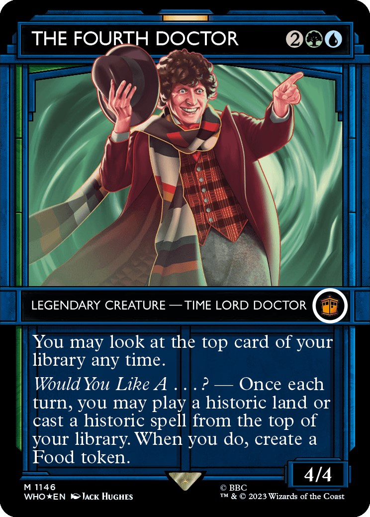 The Fourth Doctor (Showcase) (Surge Foil) [Doctor Who] | Cracking-Singles