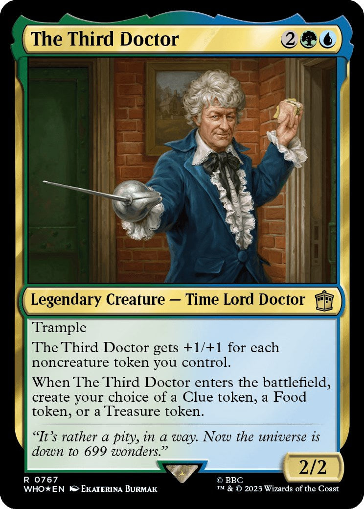 The Third Doctor (Surge Foil) [Doctor Who] | Cracking-Singles