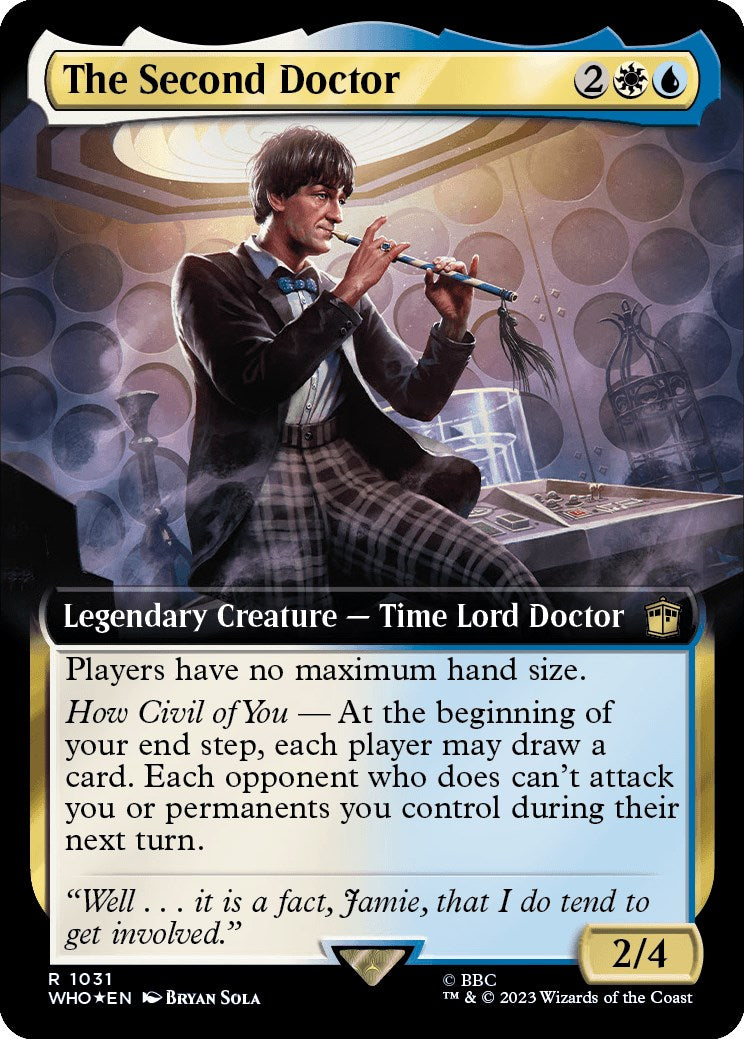 The Second Doctor (Extended Art) (Surge Foil) [Doctor Who] | Cracking-Singles