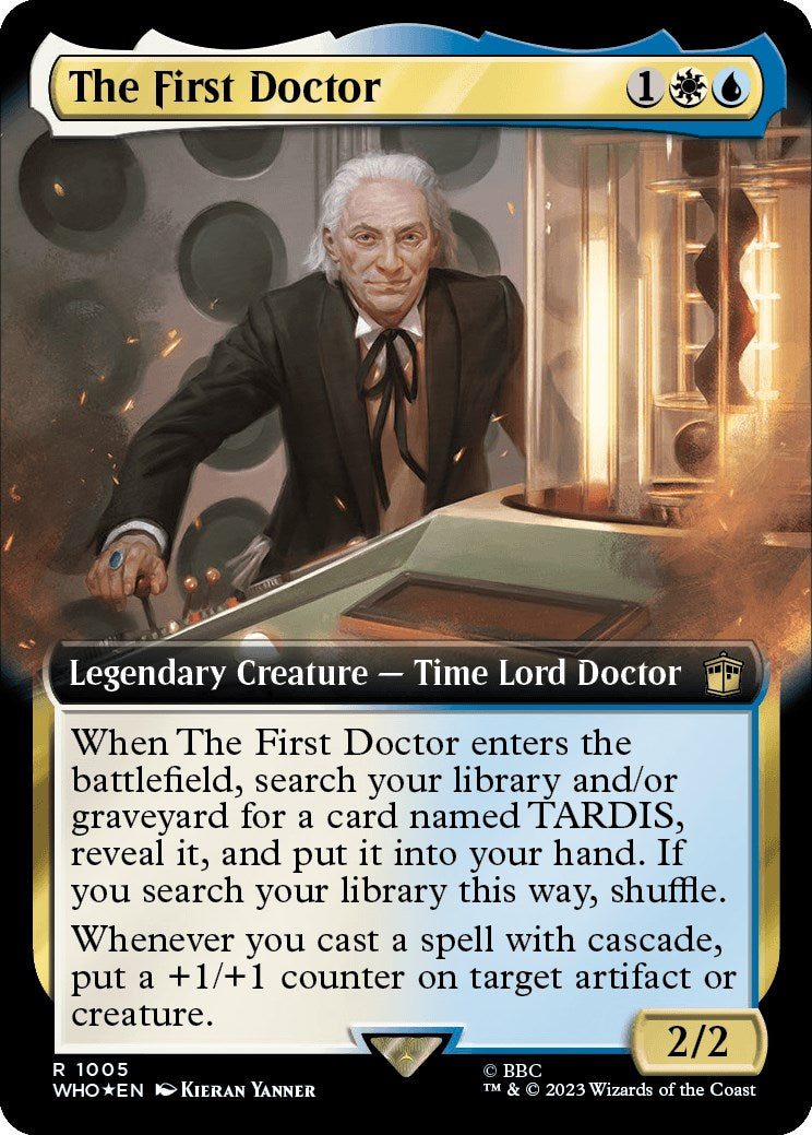 The First Doctor (Extended Art) (Surge Foil) [Doctor Who] | Cracking-Singles