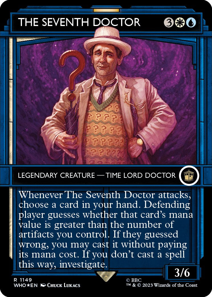 The Seventh Doctor (Showcase) (Surge Foil) [Doctor Who] | Cracking-Singles