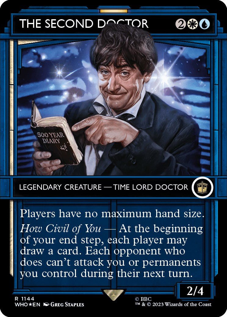 The Second Doctor (Showcase) (Surge Foil) [Doctor Who] | Cracking-Singles