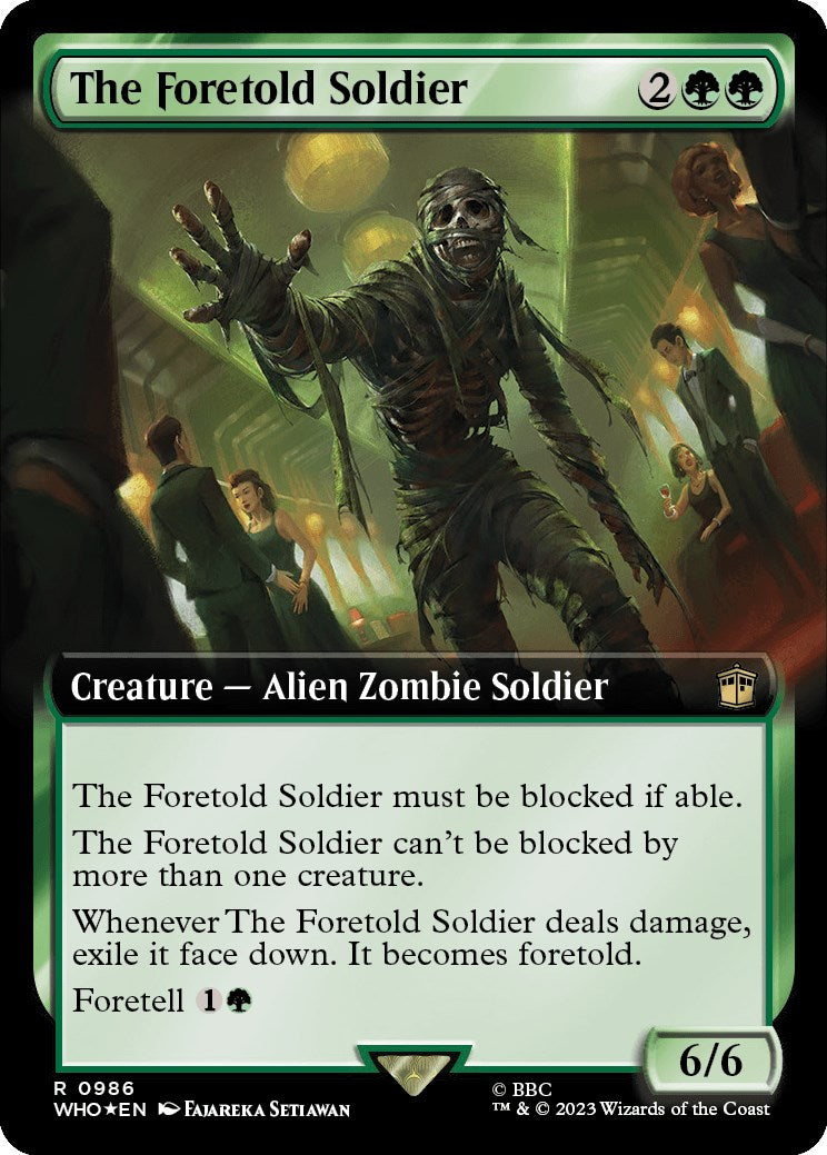 The Foretold Soldier (Extended Art) (Surge Foil) [Doctor Who] | Cracking-Singles