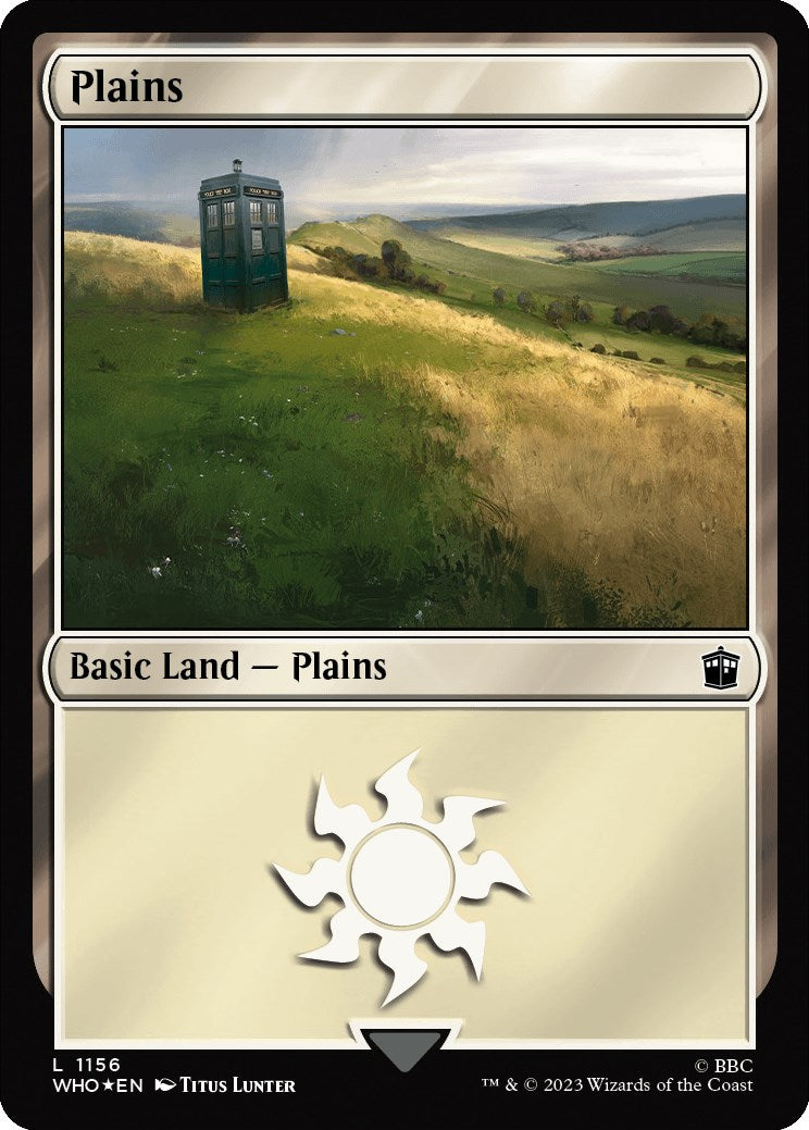 Plains (1156) (Surge Foil) [Doctor Who] | Cracking-Singles