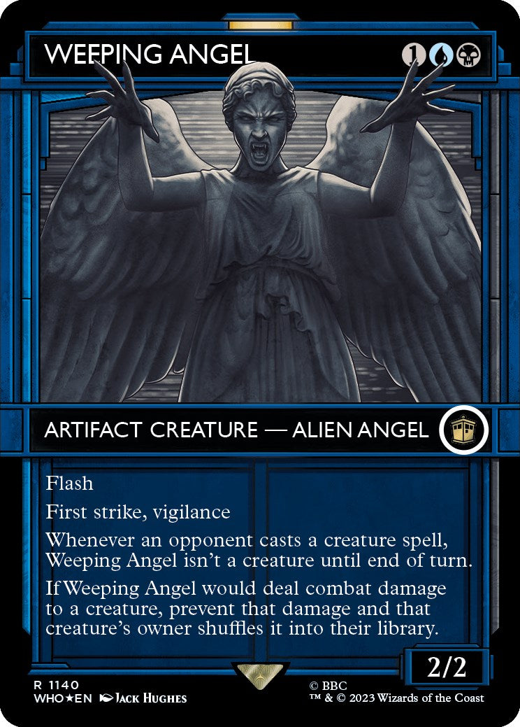 Weeping Angel (Showcase) (Surge Foil) [Doctor Who] | Cracking-Singles