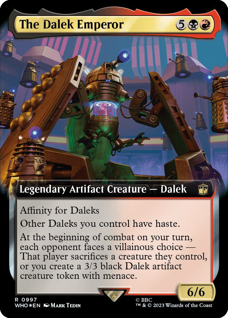 The Dalek Emperor (Extended Art) (Surge Foil) [Doctor Who] | Cracking-Singles