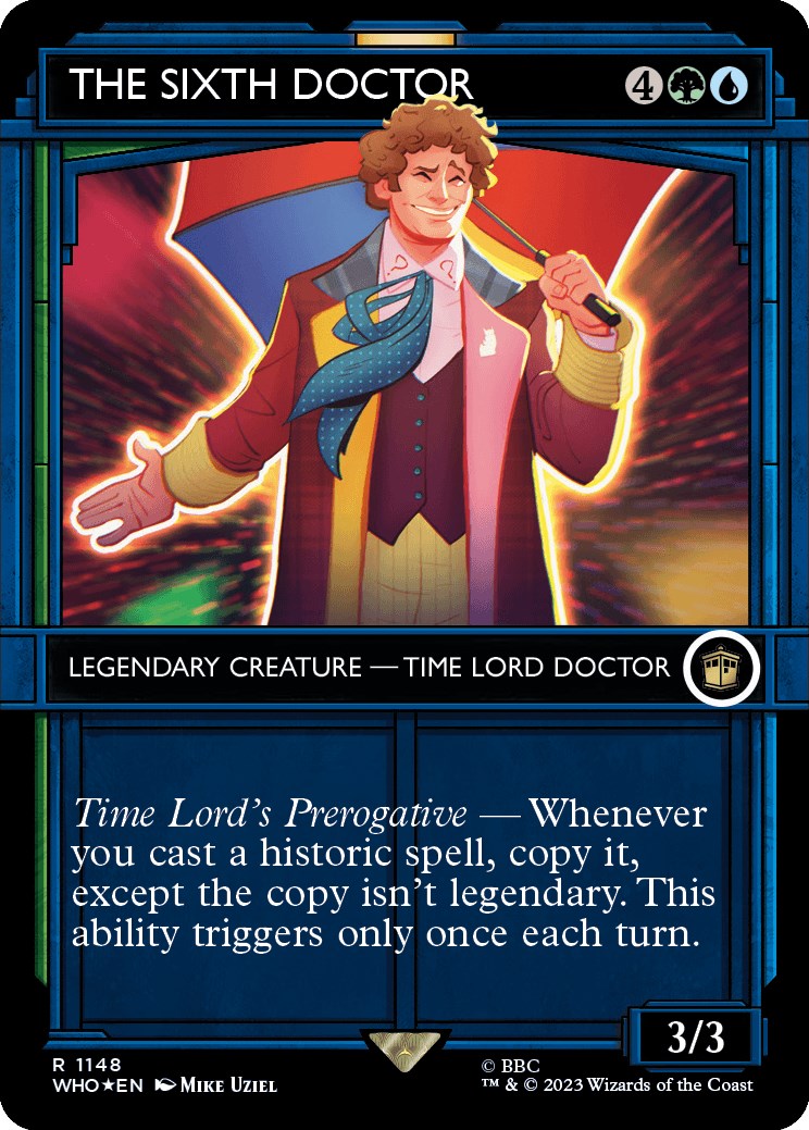 The Sixth Doctor (Showcase) (Surge Foil) [Doctor Who] | Cracking-Singles