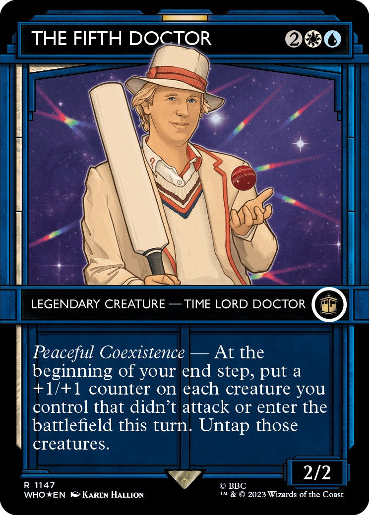 The Fifth Doctor (Showcase) (Surge Foil) [Doctor Who] | Cracking-Singles