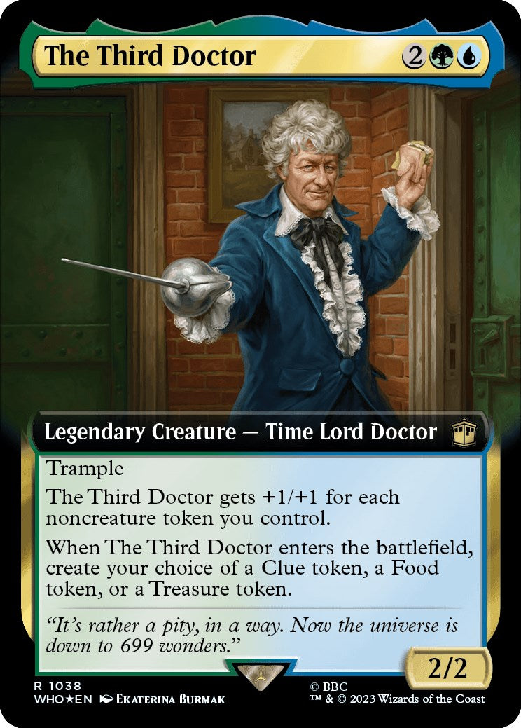 The Third Doctor (Extended Art) (Surge Foil) [Doctor Who] | Cracking-Singles