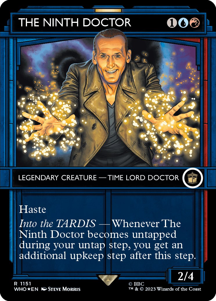 The Ninth Doctor (Showcase) (Surge Foil) [Doctor Who] | Cracking-Singles