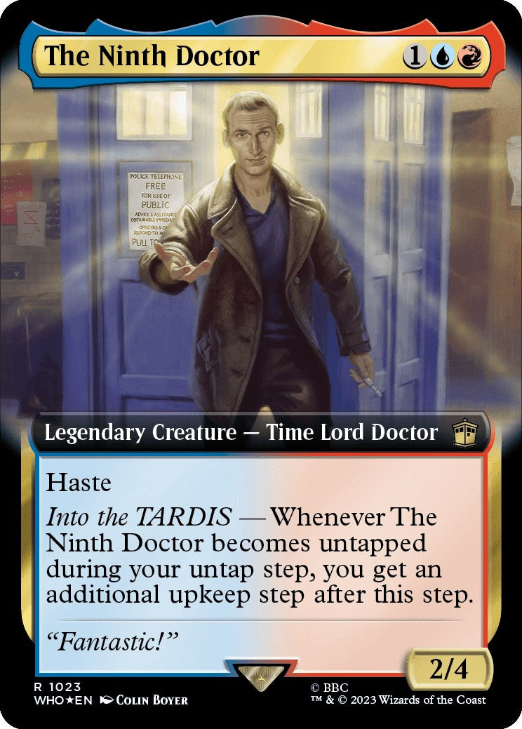 The Ninth Doctor (Extended Art) (Surge Foil) [Doctor Who] | Cracking-Singles