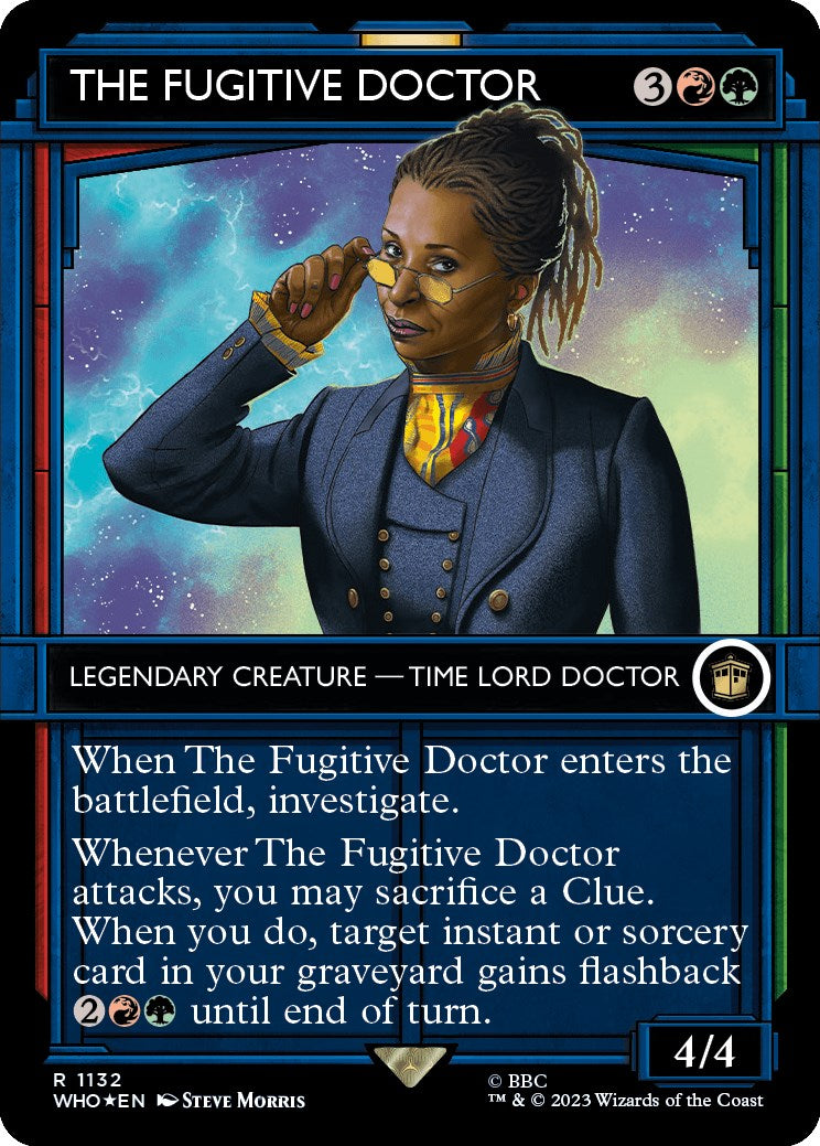 The Fugitive Doctor (Showcase) (Surge Foil) [Doctor Who] | Cracking-Singles