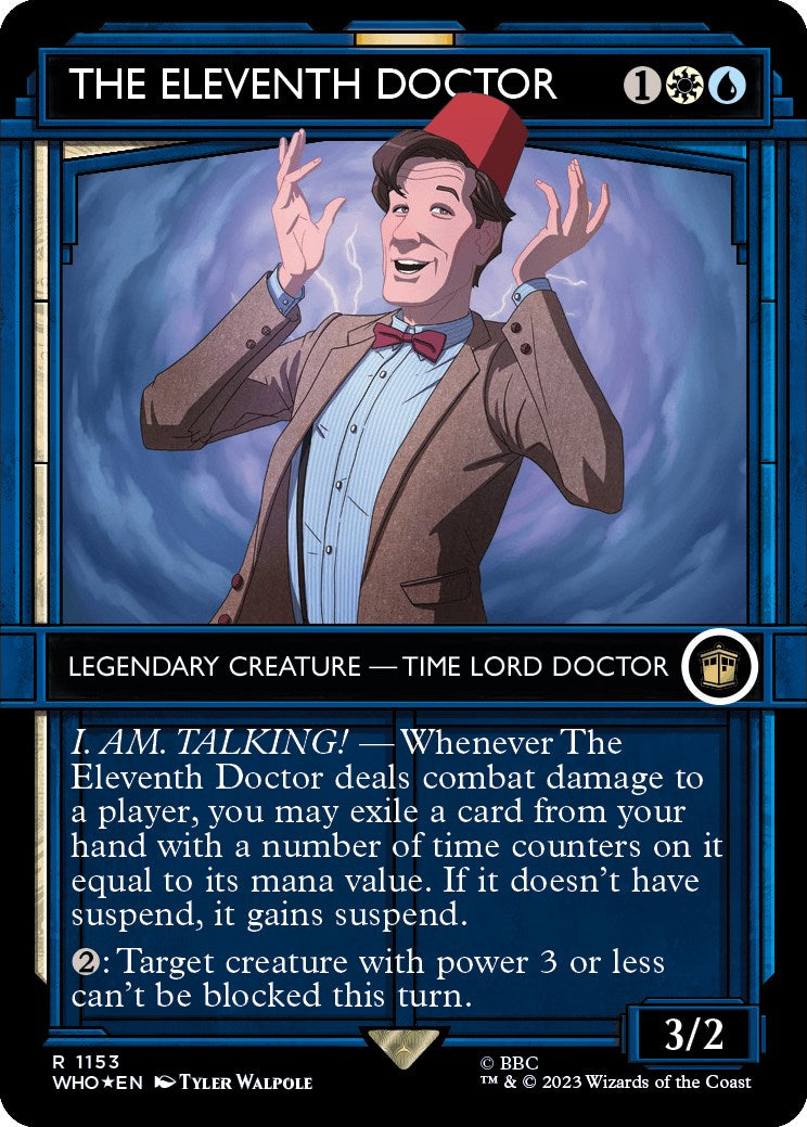 The Eleventh Doctor (Showcase) (Surge Foil) [Doctor Who] | Cracking-Singles