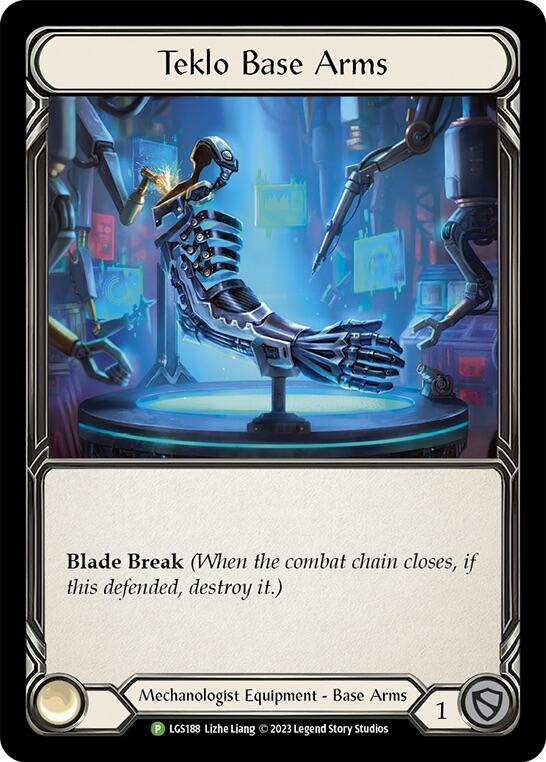 Teklo Base Arms [LGS188] (Promo)  Cold Foil | Cracking-Singles