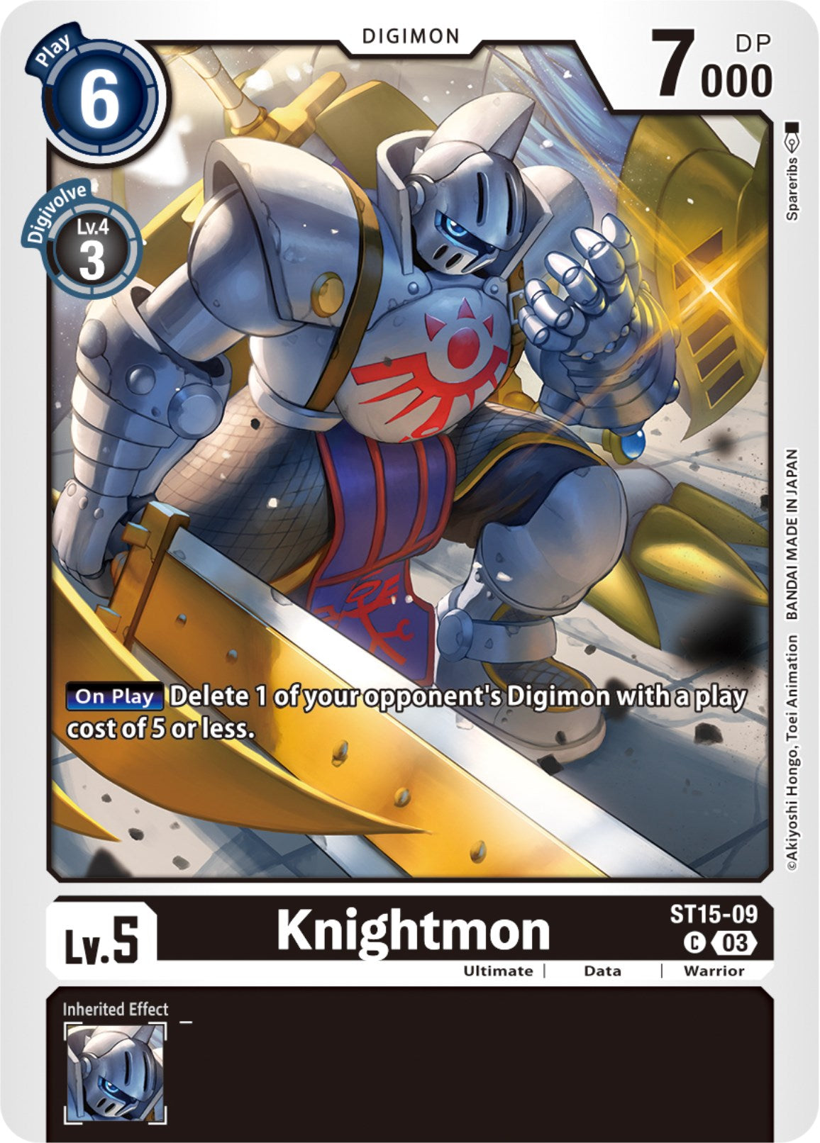 Knightmon [ST15-09] [Starter Deck: Dragon of Courage] | Cracking-Singles