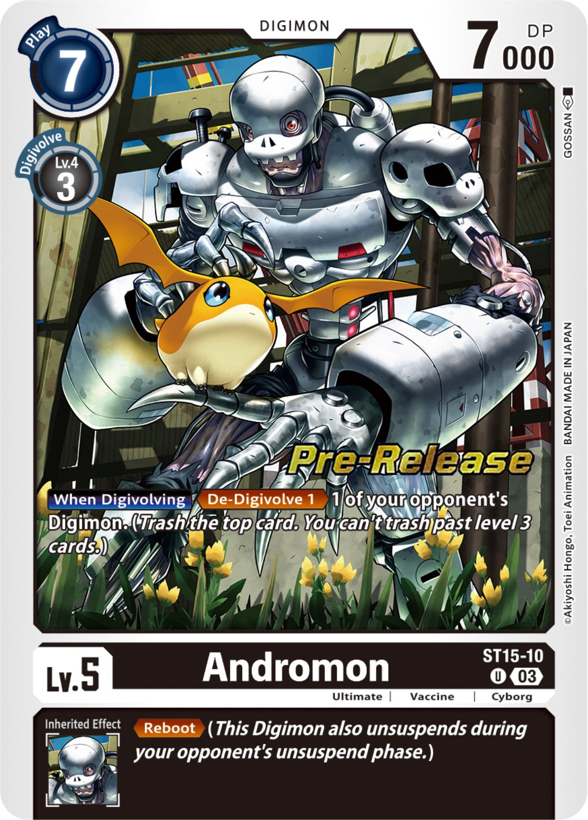 Andromon [ST15-10] [Starter Deck: Dragon of Courage Pre-Release Cards] | Cracking-Singles